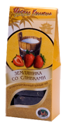 Чай черный "Земляника со сливками" (50 гр) в ПОДАРОК
